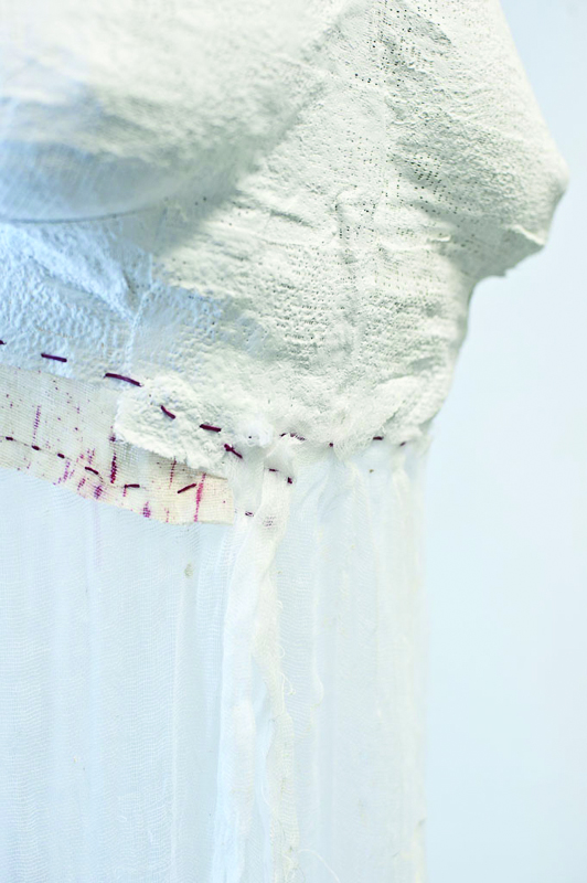 Indio, plaster and muslin dorso sample — Gloria Florez 2010