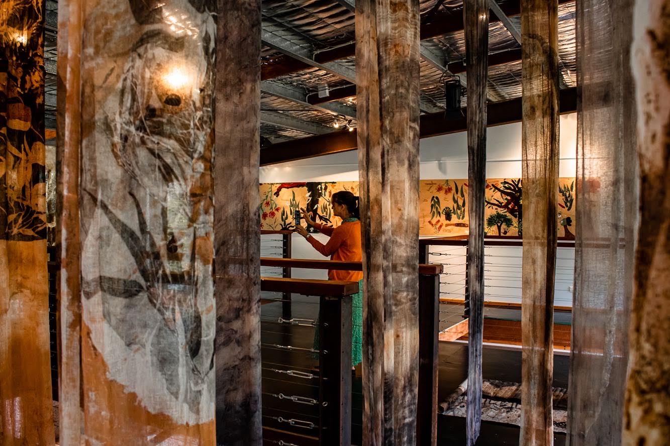 Forest Ambassadors installation detail, BigCi, Blue Mountains — Gloria Florez