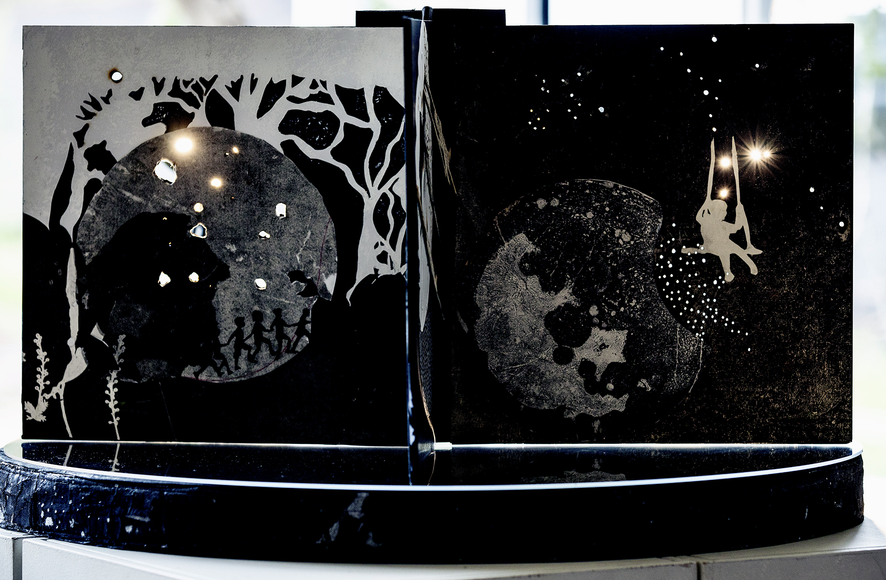 The Child Within Us, detail, artist book award finalist — Gloria Florez