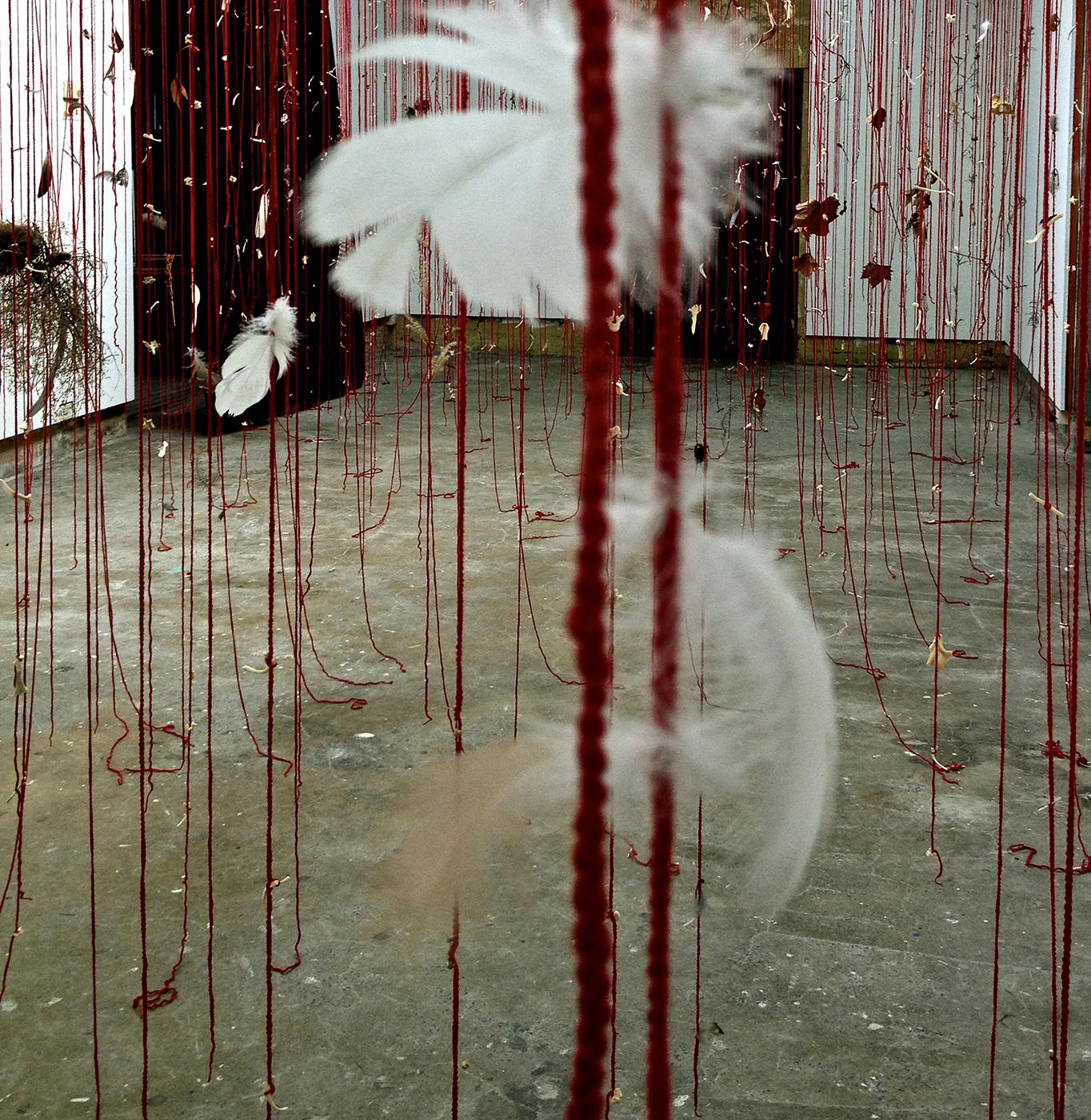 Global Veins, installation detail, SCA — Gloria Florez