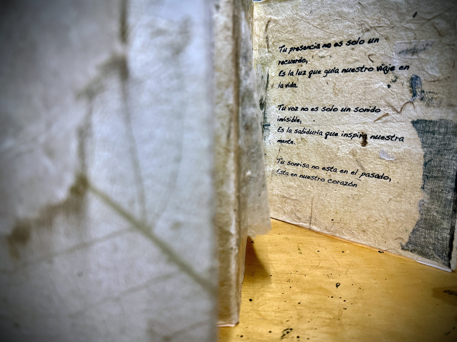 Mama — handwritten poem (Spanish)