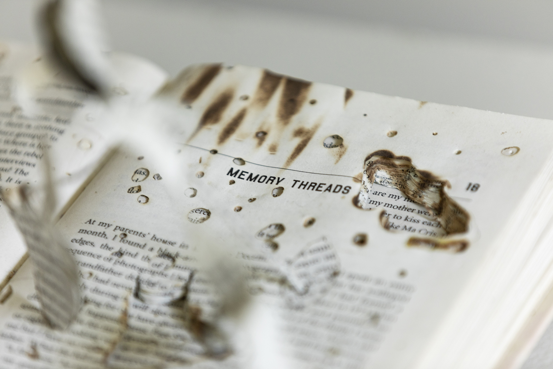 Memory, textile work — Gloria Florez