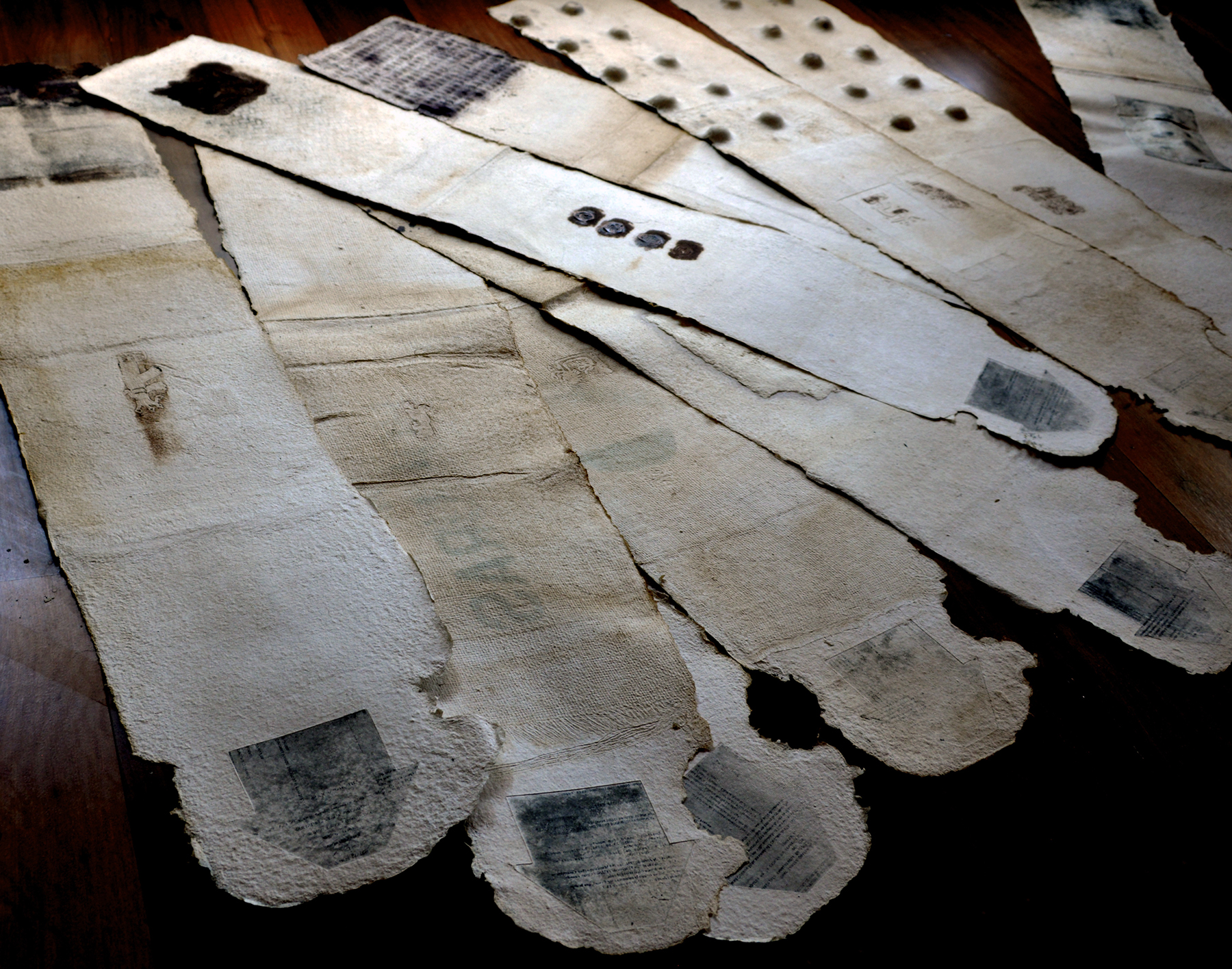 Printmaking works, Arquetopia Residency, Mexico — Gloria Florez
