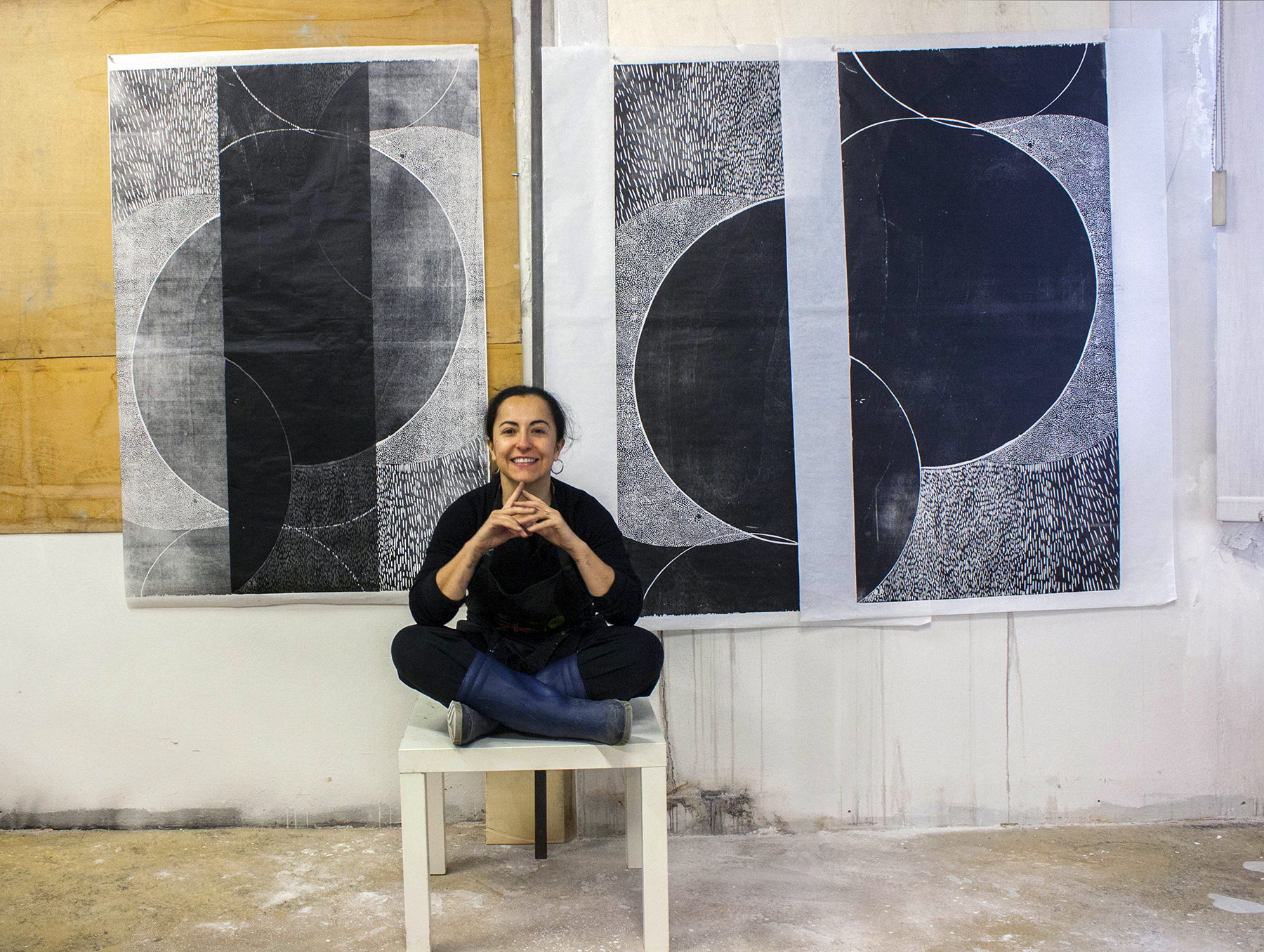 Studio at Venice Printmaking Studio, Murano Italy — Gloria Florez